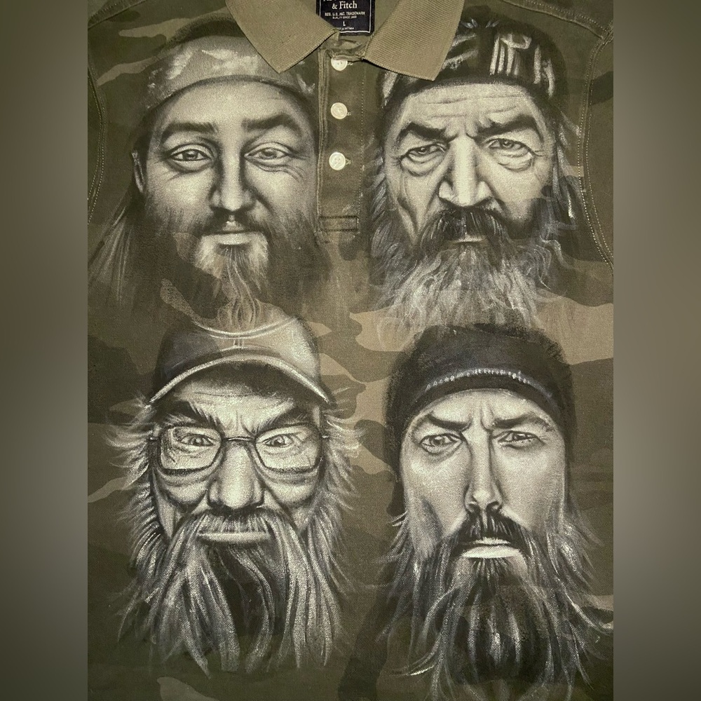 Custom Duck Dynasty Camo Polo Shirt